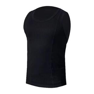 GYM重磅300g无袖显大背心男夏季运动休闲健身训练坎肩T恤打底衣服