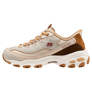 斯凯奇闪穿奶茶熊老爹鞋2026春季新款女鞋官方复古潮流休闲运动鞋