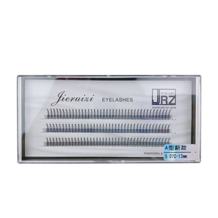 a型假睫毛仙子毛混合装单簇芭比C翘分段式嫁接漫画睫毛网红仙女毛