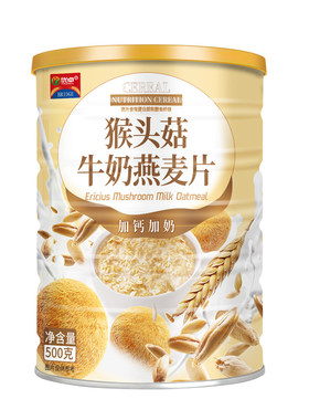 农科院无加蔗糖猴头菇牛奶麦片
