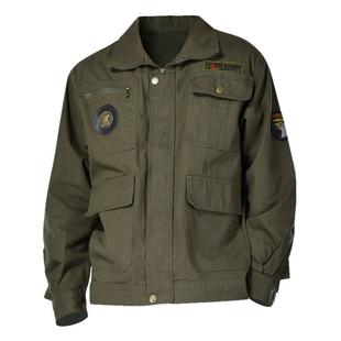 秋冬新款防烫纯棉迷彩工作服男加厚耐磨多口袋套装电焊汽修劳保服