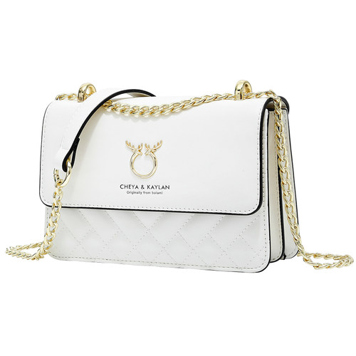 圣诞礼物女生包包女式2025新款真皮斜挎包送女友菱格包高级质感包