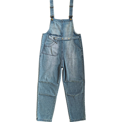 秋季宽松显瘦减龄复古阔腿牛仔裤