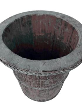 民俗老物件老木盆老花盆木桶