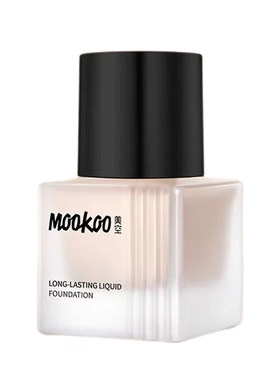 MOOKOO美空松茸柔肤粉底液裸妆遮瑕控油保湿学生平价底妆干油皮