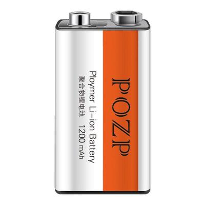 叵卓 9V充电锂电池usb可充电万用表吉他检测仪话筒九伏方块电池