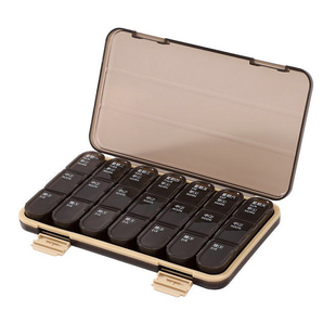 药盒一周七天早中晚提醒便携大容量药品收纳分装星期7日密封药盒