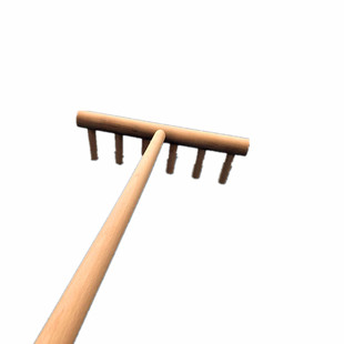 实木三角型多齿耙子枯山水造景工具禅意日式庭院园林景观碎石耙子