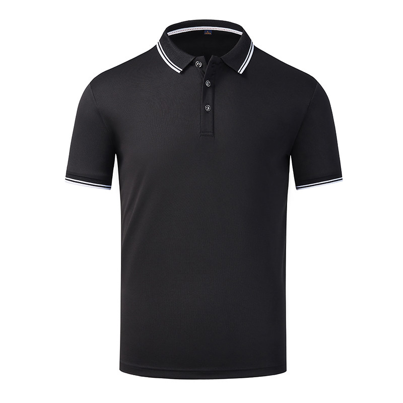夏天翻领速干t恤工作服上衣定制有领POLO文化衫团体服装印字LOGO