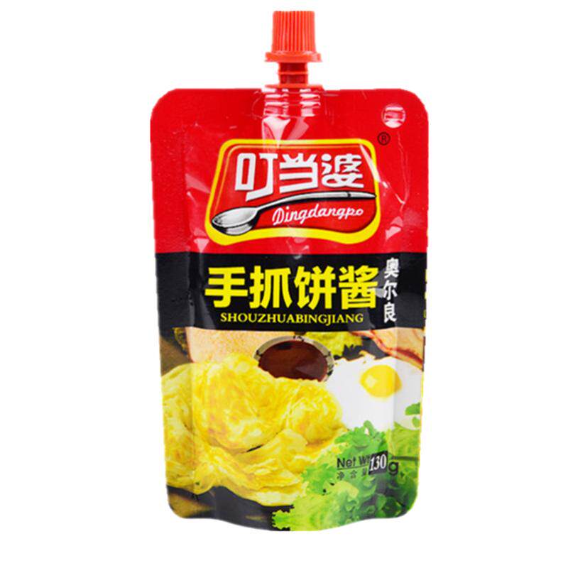 叮当婆手抓饼酱料鸡蛋灌饼酱香辣原味奥尔良番茄口味酱料甜面酱