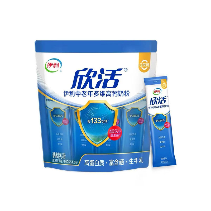 伊利老年多种维生素高钙富硒奶粉