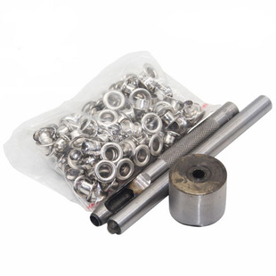 气眼扣安装工具套装鸡眼扣皮带孔吊牌扣眼鞋眼扣配套安装工具包邮