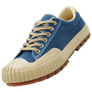 奇悍官方正品解放鞋男牛仔布登山鞋耐磨工地劳动胶鞋防臭劳保鞋夏