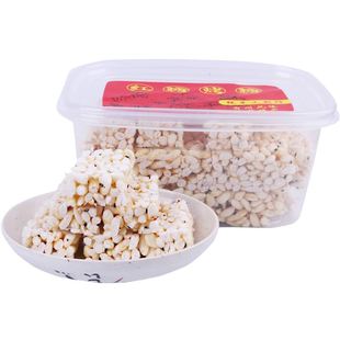 红糖烤糖炒米糖冻米糖米花糖浙江台州特产特色营养糕点小零食传统