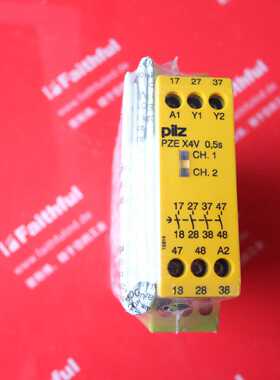 议价pilz 774580 皮尔磁全新安全模块 PZE X4V 0,5/24VDC 4n/o fi