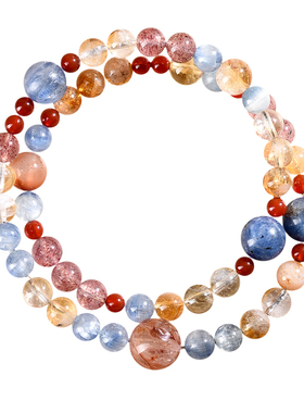 【普陀山官方】蓝晶石招财手串