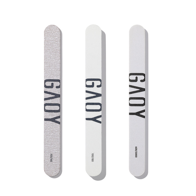 gaoy戈雅指甲锉磨指甲砂条指甲打磨修甲工具美甲搓条卸甲油胶专用