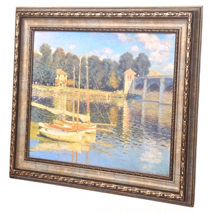 蒙娜丽莎油画装裱画框外框油画框空框定制 框架挂墙欧式复古相框