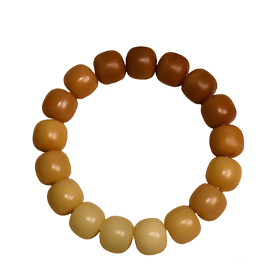 GW暖茶珠天然渐变菩提手串