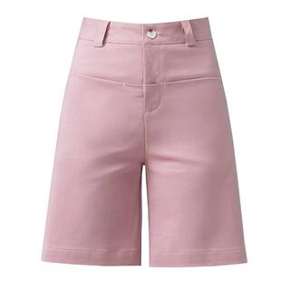 高尔夫裤子女夏薄款短裤高腰显瘦休闲运动中裤透气排汗直筒五分裤