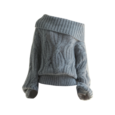 Mogas幼马海羊毛混纺套头毛衣