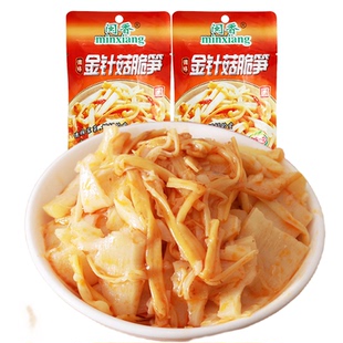 正宗闵味金针菇脆笋开袋即食下饭下酒小菜拌饭菜酱菜泡菜笋片早餐