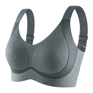 安娜蜜语大胸显小全罩杯内衣女巨包容提拉上托大码无痕无钢圈透气