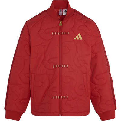Adidas/阿迪达斯正品2025冬季款儿童日常立领保暖运动棉服KV6914