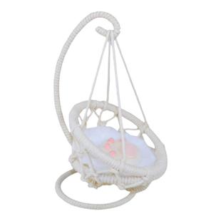 bjd娃娃专用吊椅手工diy编织吊篮秋千ob11娃用椅子10cm棉花娃吊床