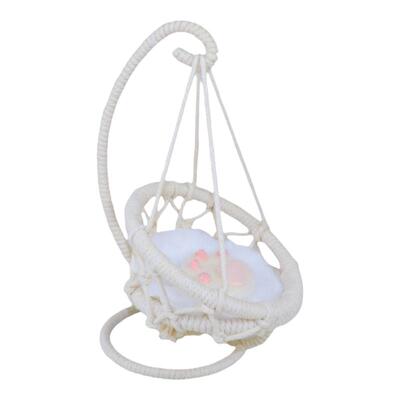 BJD娃屋秋千吊椅送坐垫加抱枕