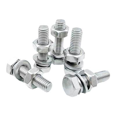 国标4.8级镀锌外六角螺栓套装