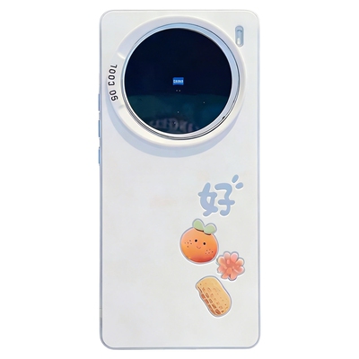 ins风小清新好柿花生适用vivox200/x100pro手机壳新款高级感x90/x80网红爆款手机壳x300pro防摔外壳保护套女