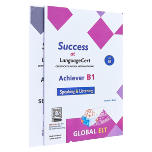 Success at LanguageCert iESOL SELT(UK Visa Exam) Speaking&Listening SELT Exam 朗思听说考试真题解析自学套装含音频MP3