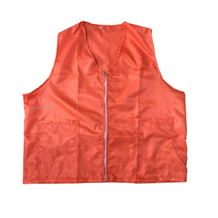 防静电马夹无尘条纹马甲上衣施工安装背心工作服防尘夹克可印字