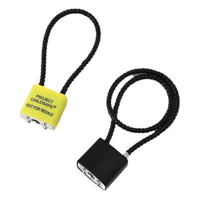 家用钢丝防盗柜子锁多用