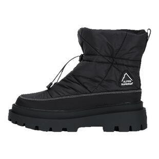 SUPERGA尼龙面加绒雪地靴女款防风防湿保暖休闲靴时尚百搭女鞋