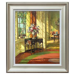 风色阳光满屋静物建筑油画欧式美式餐厅走廊书房挂画装饰画玄关