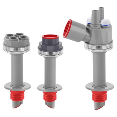 加高加长洗衣机下水管三通接头