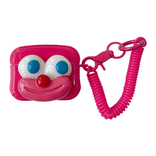 丑萌表情红色适用苹果耳机保护壳airpodspro2保护套airpods3无线蓝牙ipod盒第二三代耳机套小众airpod耳机壳