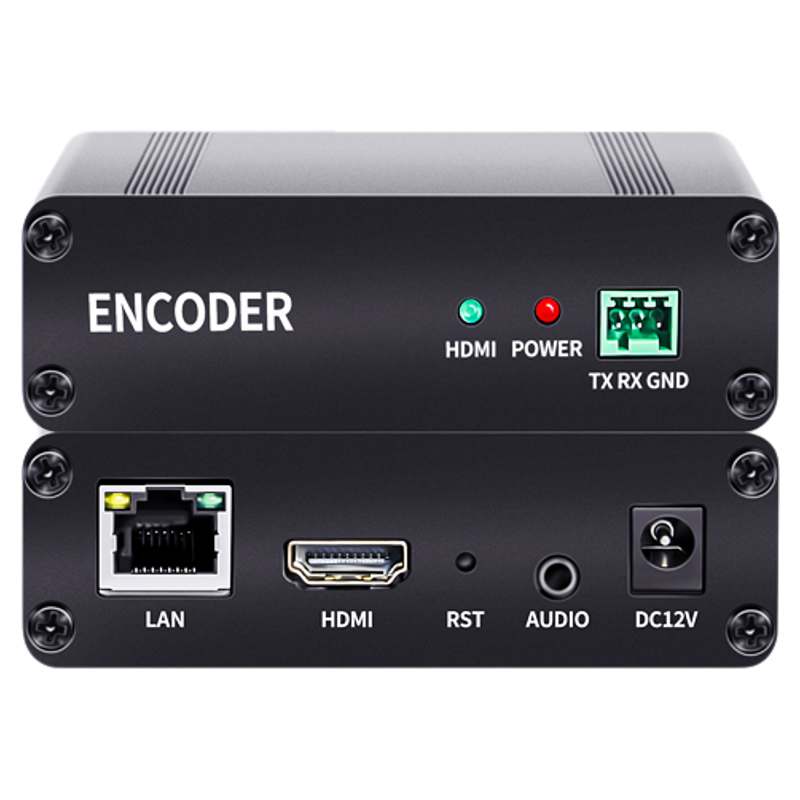 H.265编码器 电脑/收银机/财务录屏器rtsp/UDP/webRTC/ONVIF国标GB28181 兼容海康/大华私有协议 添加VNR储存