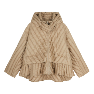 JNBY/江南布衣秋冬羽绒服连帽双层下摆休闲造型感外套5O0C12760