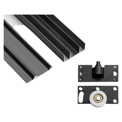 阳台推拉门滑轮槽重型滚轮导轨