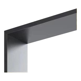 铝合金单包门套包边窗套垭口哑光黑色铝合金阳台飘窗入户门套定制