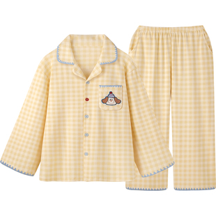 【帽子小狗】纯棉睡衣男款超柔软长袖春秋季高级感可爱家居服套装