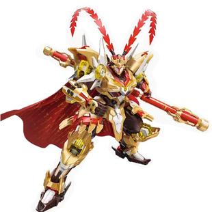 启蒙孙悟空齐天大圣正版授权QQ飞车手游机甲拼装积木男女儿童玩具