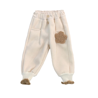 上款灯芯绒休闲裤一体绒棉裤裤子