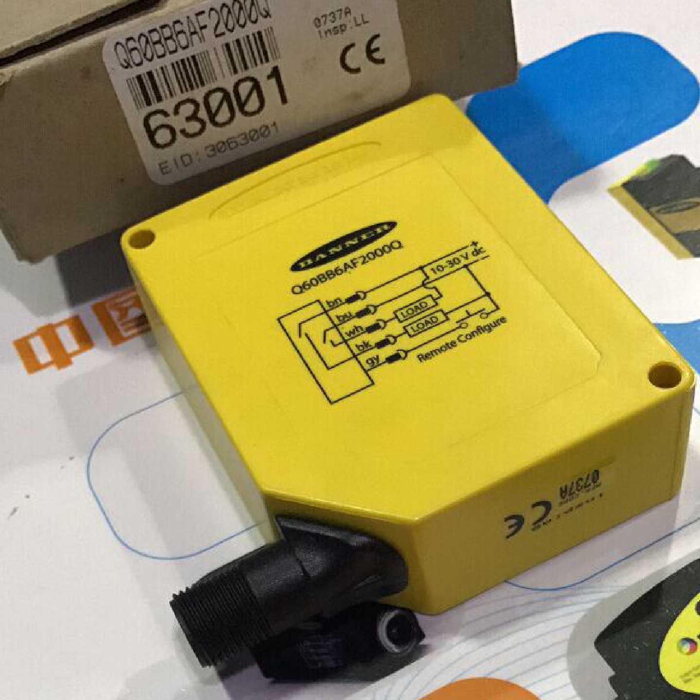 议价Q60BB6AF2000Q  美国BANNER邦纳光电传感器 长距离背景屏蔽 - 实物图