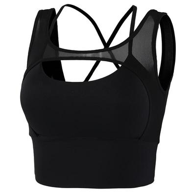 dcw带胸垫防震跑步健身背心套装