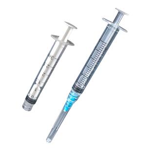 塑料手推螺口针筒工业手动针管分装液体加墨打胶灌浆工具 1-200ML