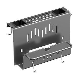 壁挂刀架砧板架厨房置物架免打孔筷子刀具收纳一体架子沥水菜刀座